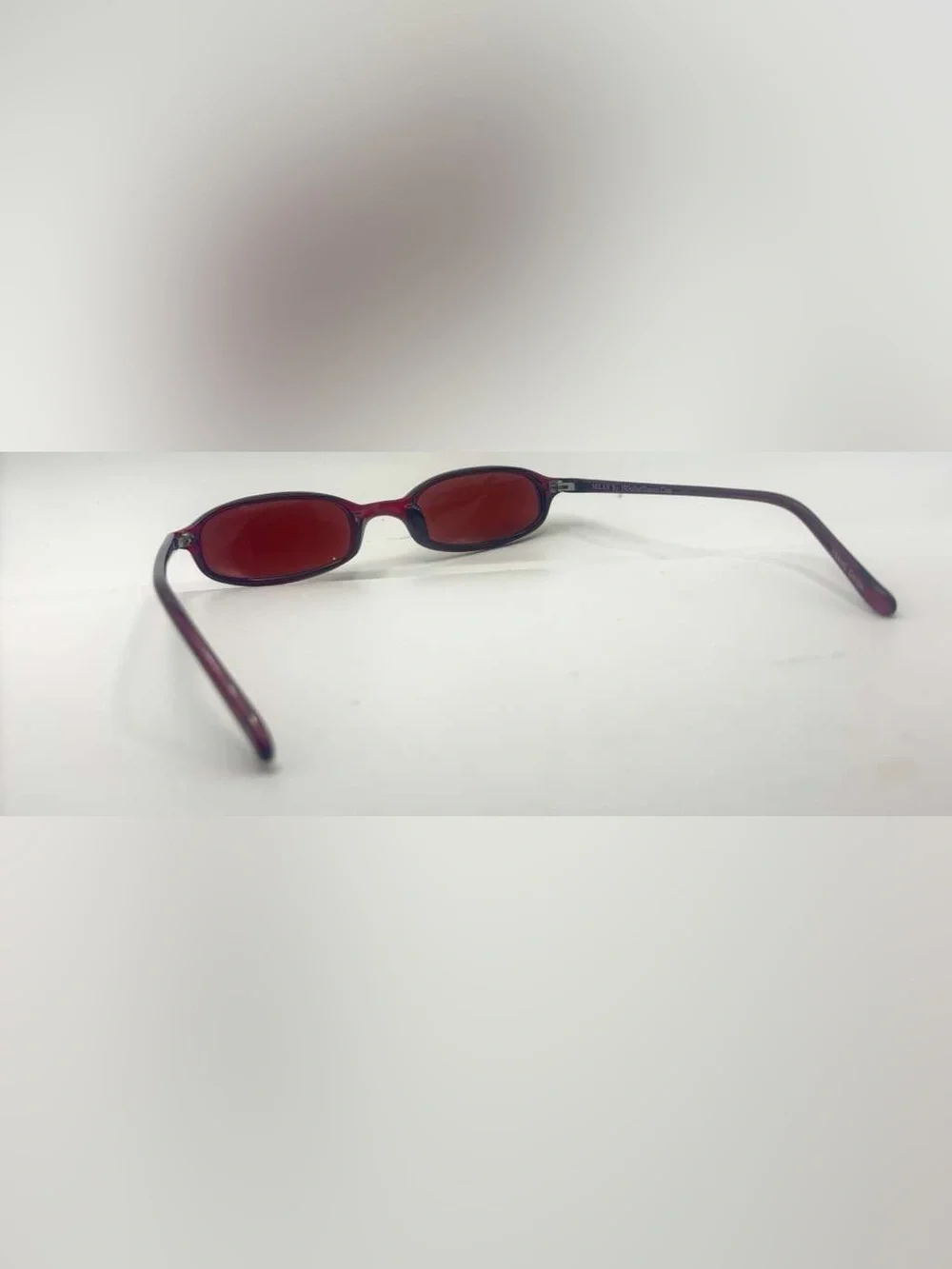 39 Dollar Glasses Milan Burgundy Oval Sunglasses Frames Only